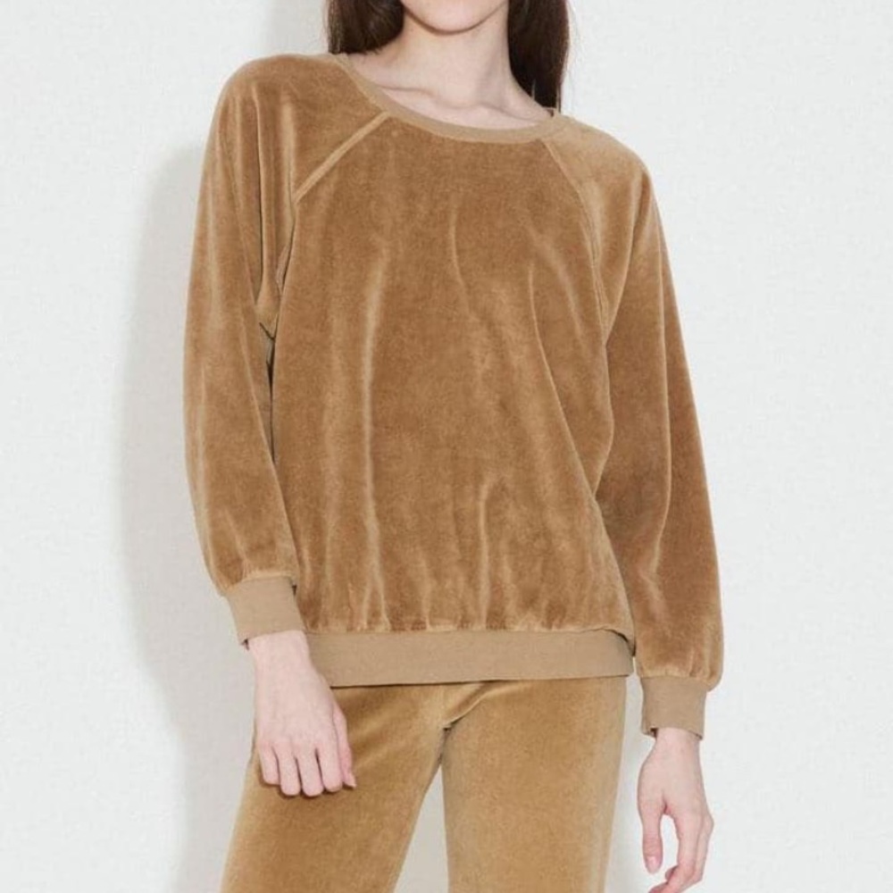 Suzie Kondi Oversized Sweatshirt in Velour